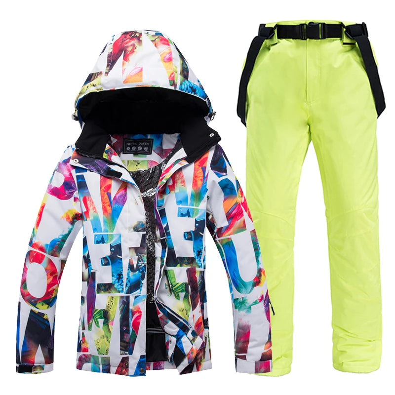 Women's Snowboard Suit – Windproof & Warm