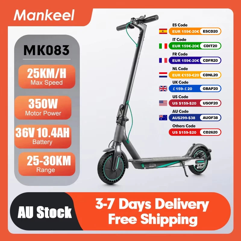 Mankeel MK083 350W Foldable City Scooter