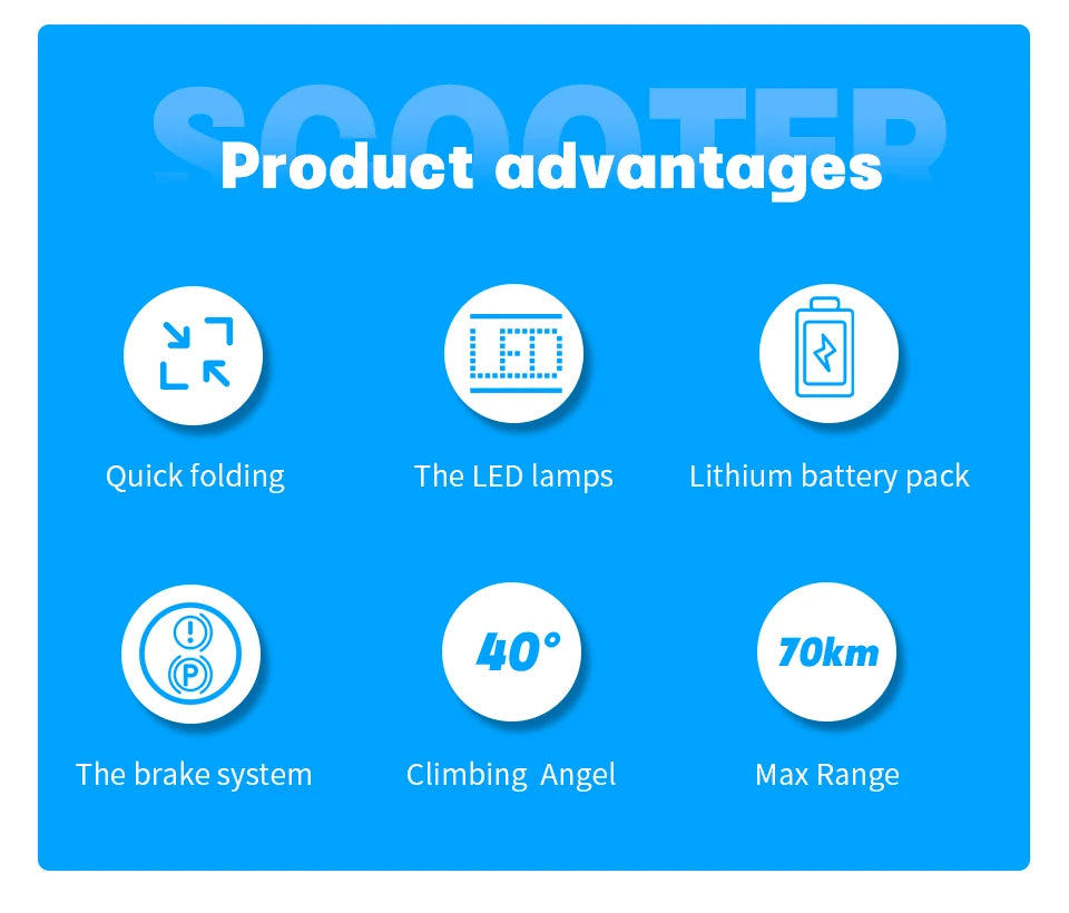 48V 2000W Off-Road Scooter