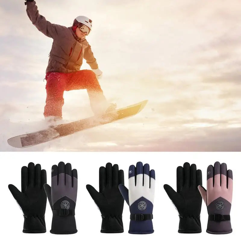 Unisex Ski Gloves – Windproof & Touchscreen