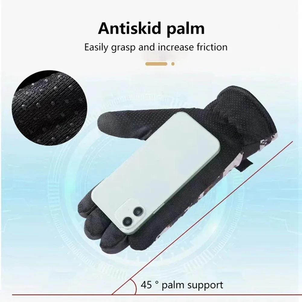 Waterproof Ski Gloves – Anti-Slip & Adjustable