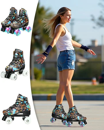 Graffiti Flash Roller Skates