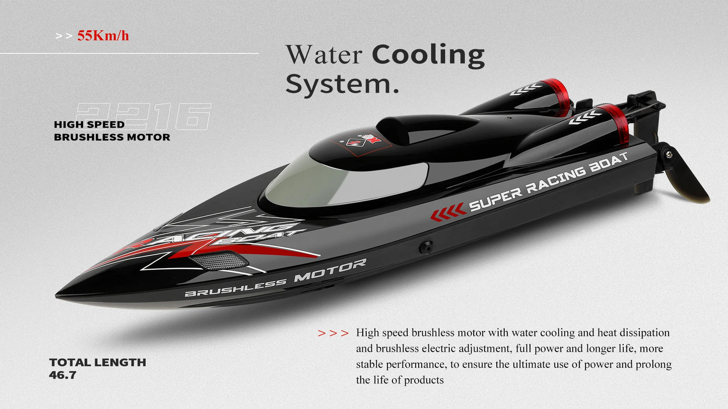 Racing Speedboat with 2 Batteries
