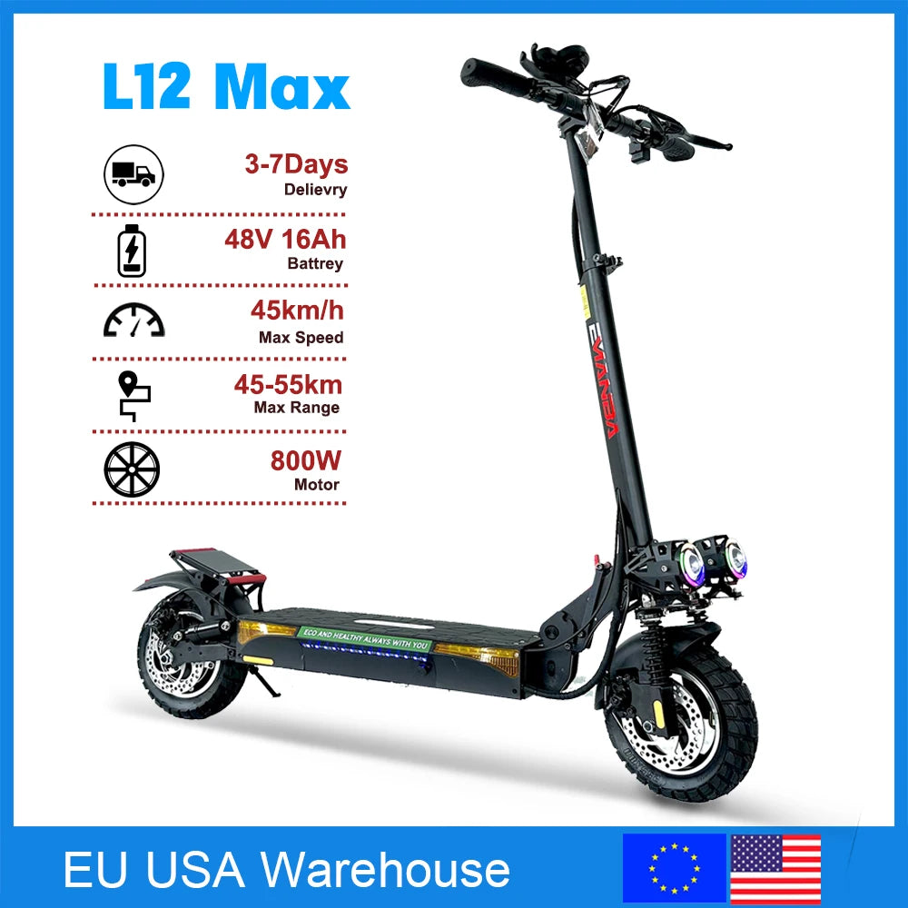 800W 2-Wheel Folding Scooter