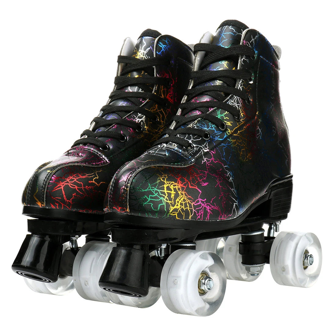 Flashing Quad Roller Skates