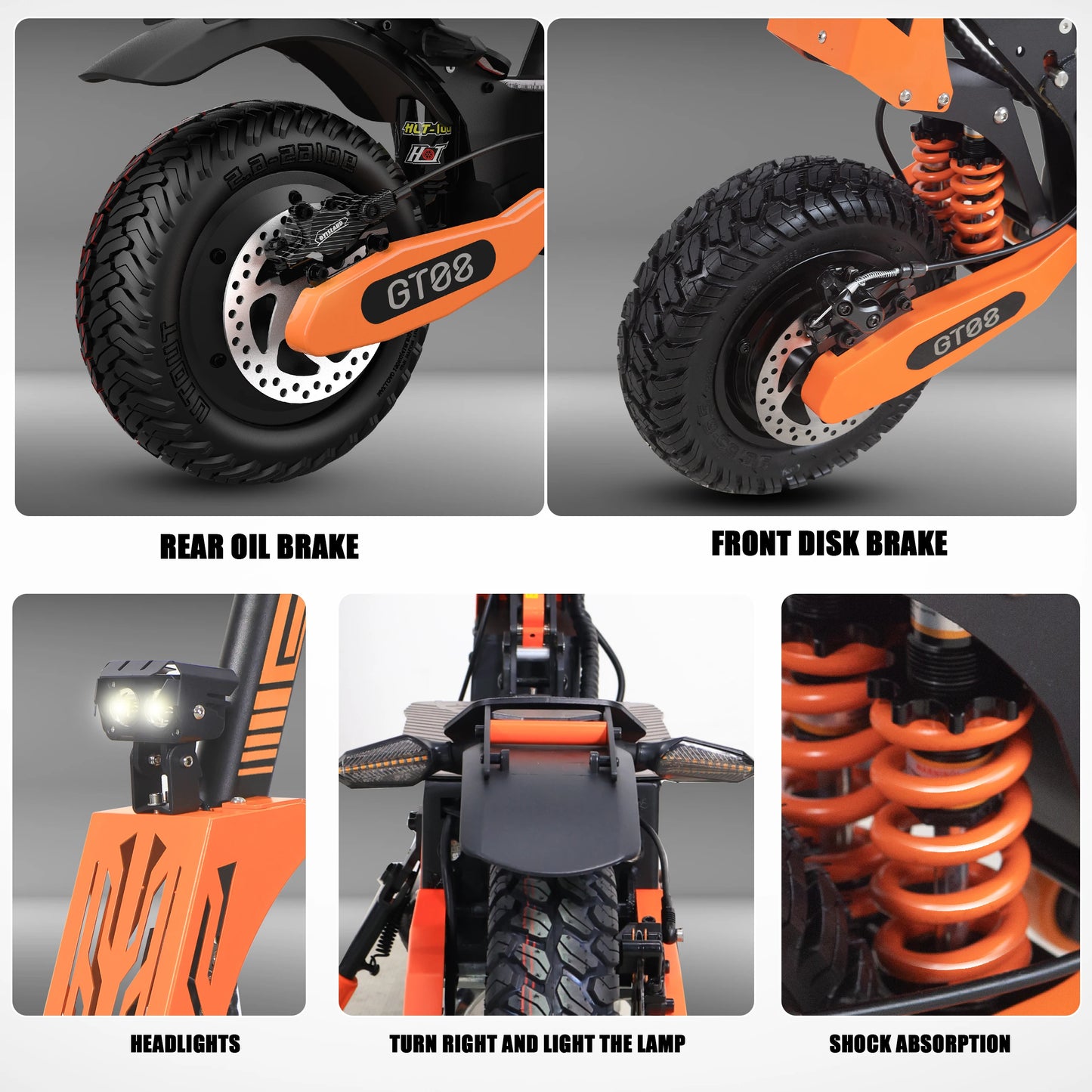 Arwibon 5600W Dual Motor Scooter