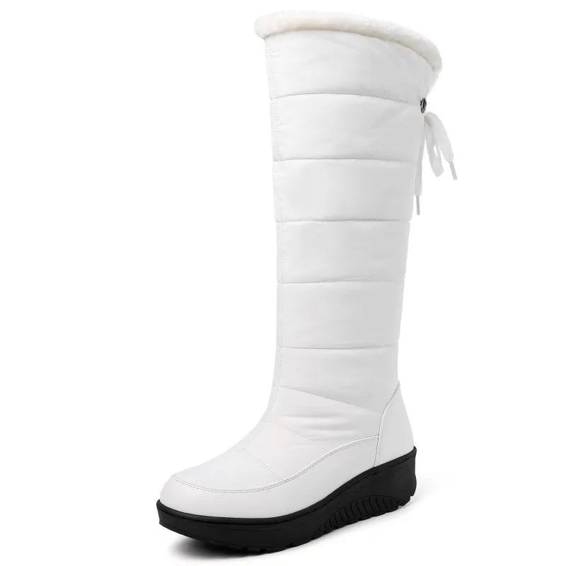 Women’s Winter Wedge Boots – Waterproof & Fur Lined