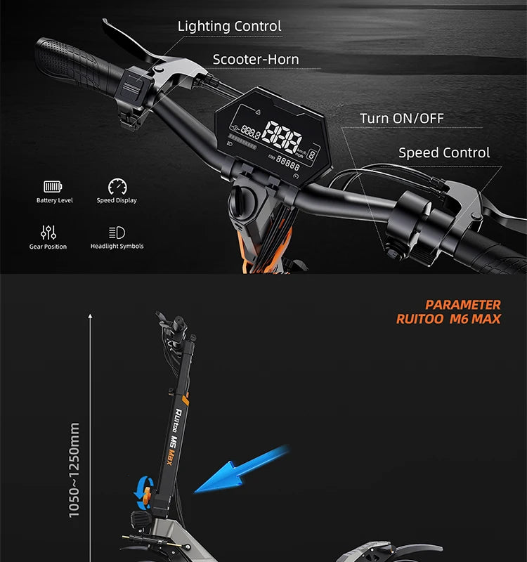 Ruitoo M6Max Dual Motor Scooter
