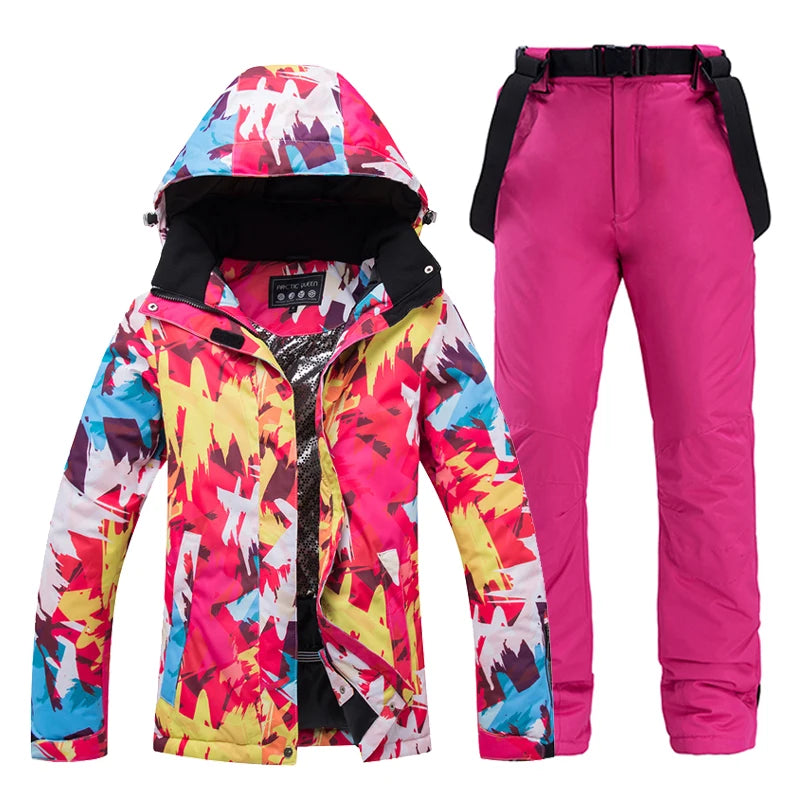 Women's Snowboard Suit – Windproof & Warm