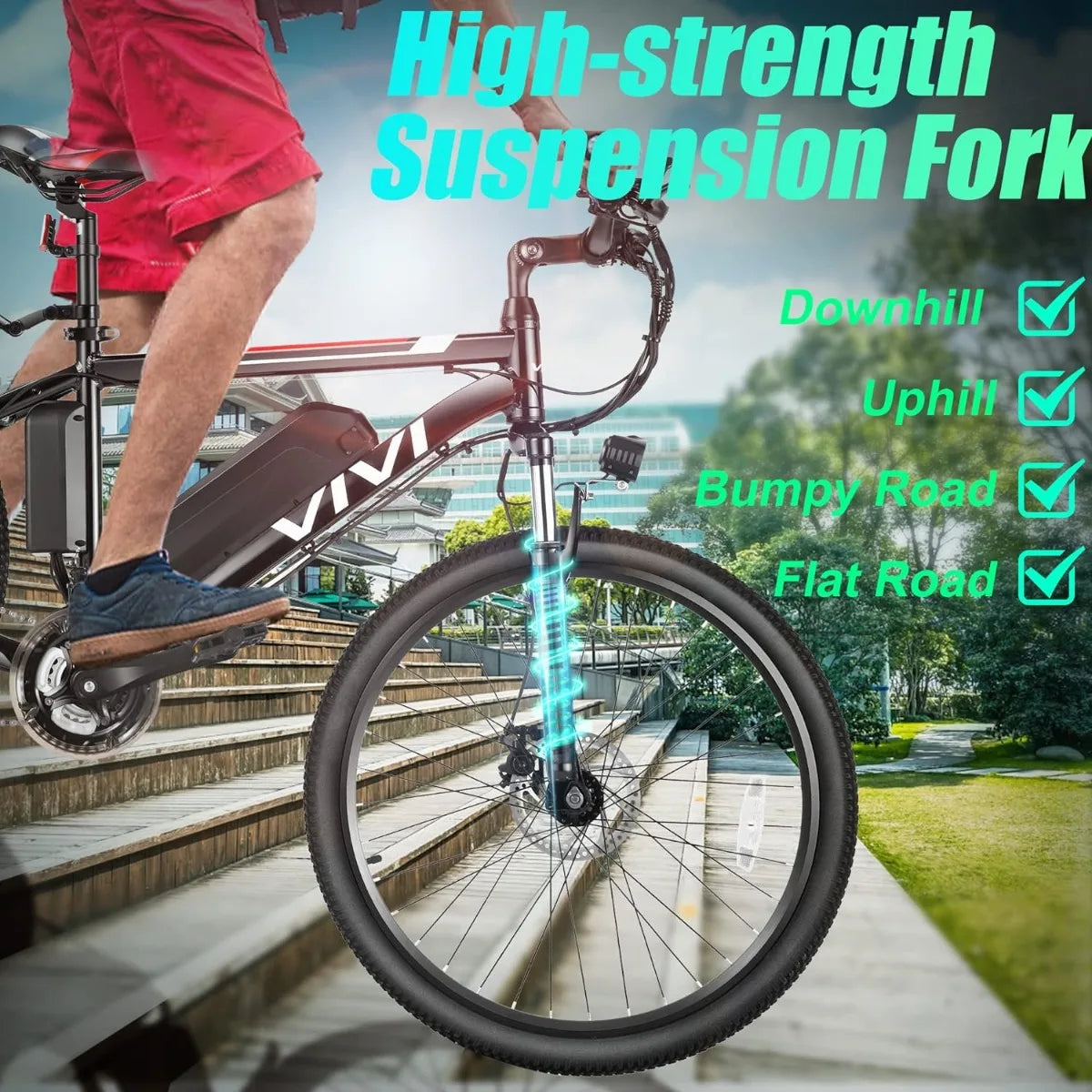 21-Speed Electric Mountain Bike