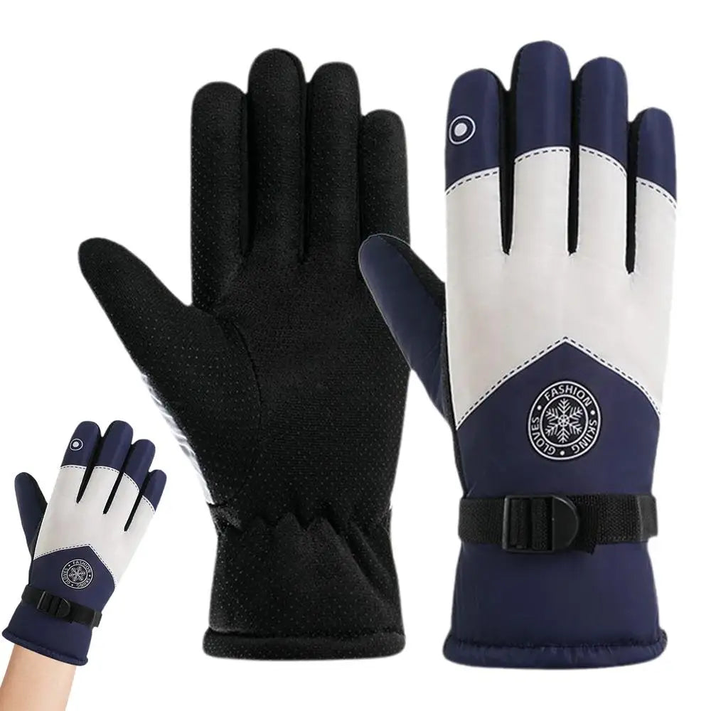 Unisex Ski Gloves – Windproof & Touchscreen