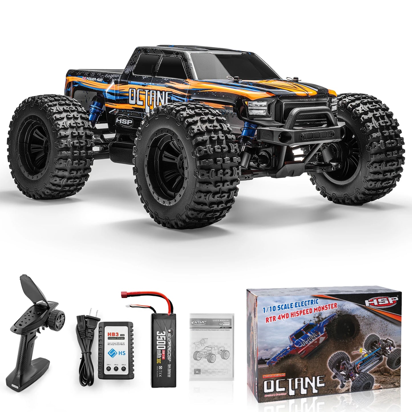 4WD Monster Truck with Electric Power