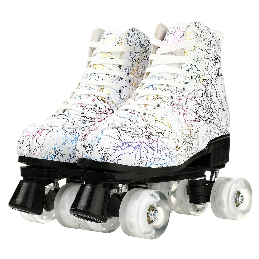 Flashing Quad Roller Skates