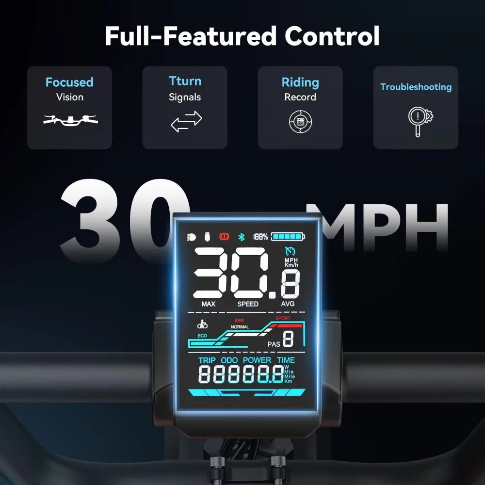 Full Suspension 20" Fat Tire All-Terrain Ebike