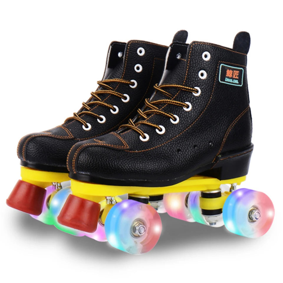 PU Leather Roller Skates