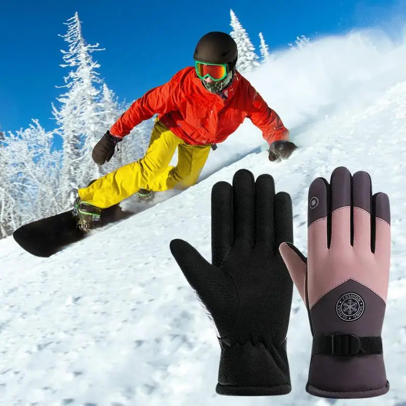 Unisex Ski Gloves – Windproof & Touchscreen
