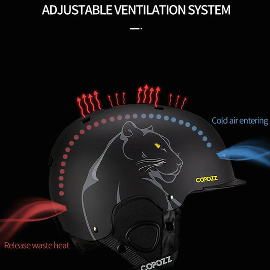 Ski in Style and Stay Safe: Why This COPOZZ Cartoon Ski Helmet Is a Must-Have for Snowy Adventures