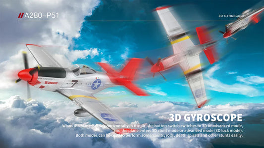 Take Flight with History: The XK A280 P-51 Mustang RC Airplane is a Sky-High Tribute to a Legend