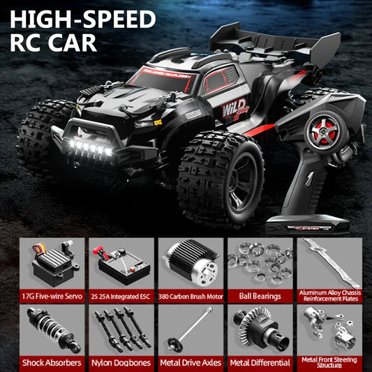 Conquer Every Terrain: The 1:16 RC Offroad Monster Truck Built for Beginners and Thrills