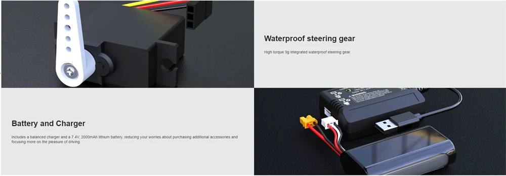 Jet Spray Speedboat with LED Lights