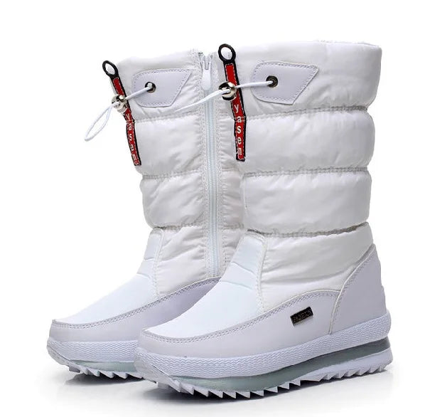 Women’s Platform Snow Boots – Waterproof & Plush