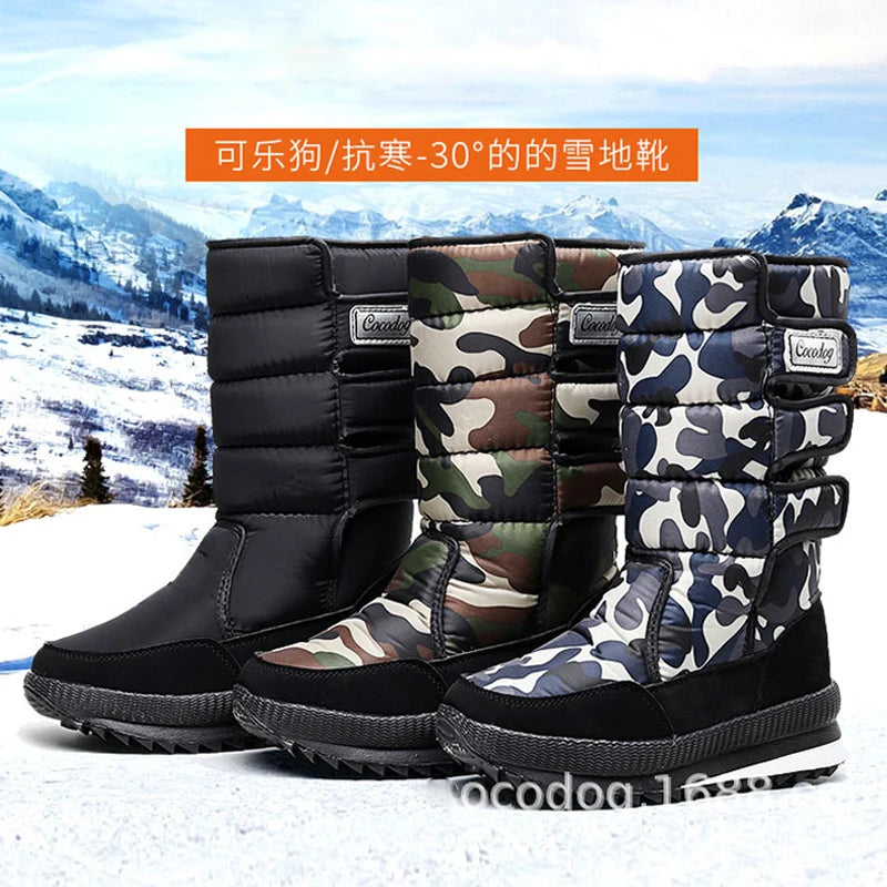 Women’s Platform Snow Boots – Waterproof & Plush