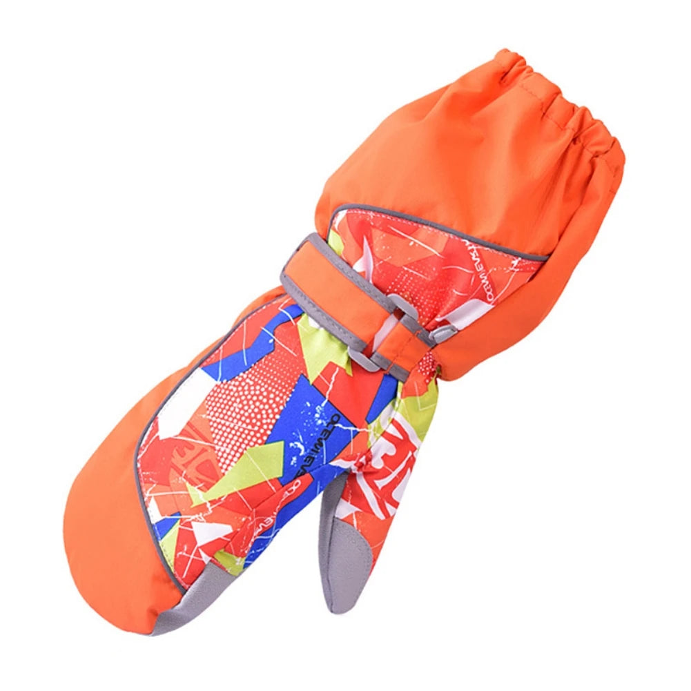 Kids' Winter Ski Gloves – Windproof & Anti-Slip