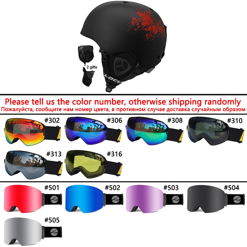LOCLE All-Ages Ski Helmet