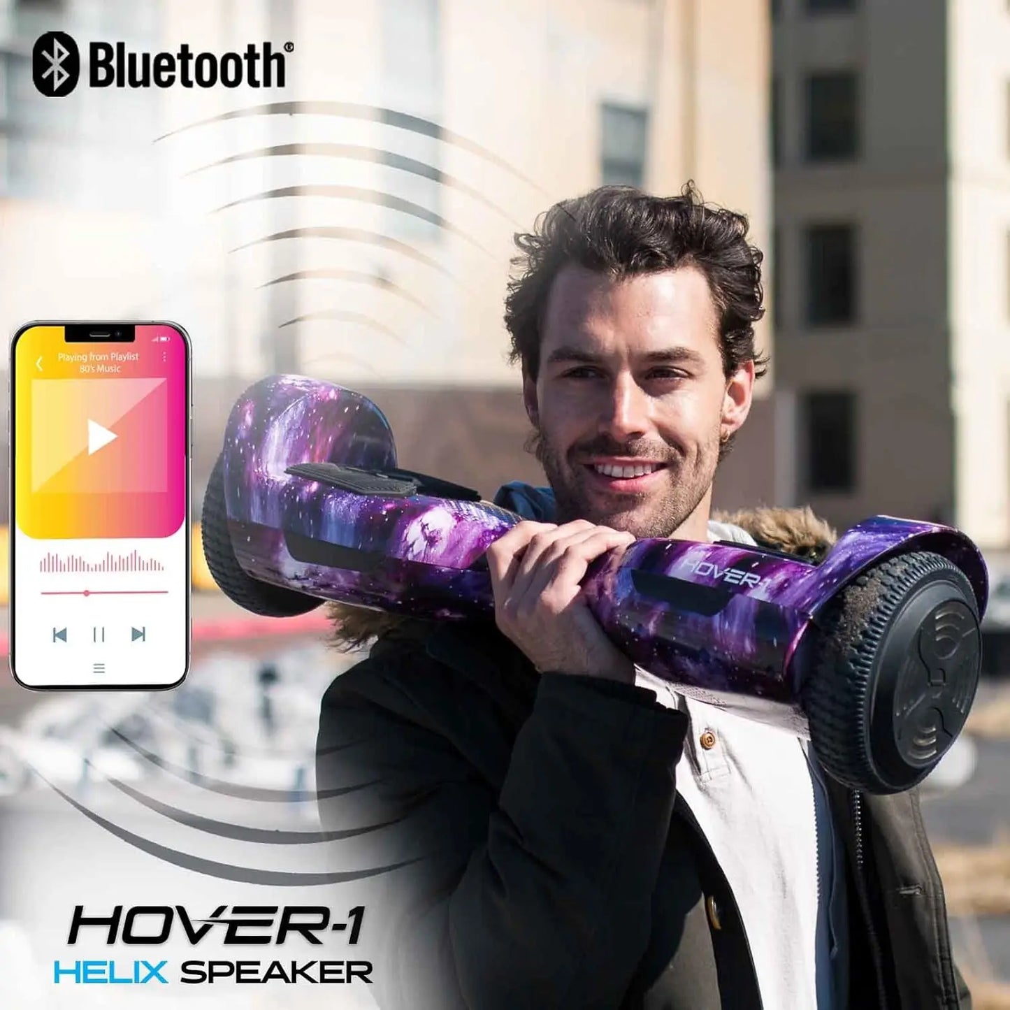 Hover-1 Helix Hoverboard - Gray