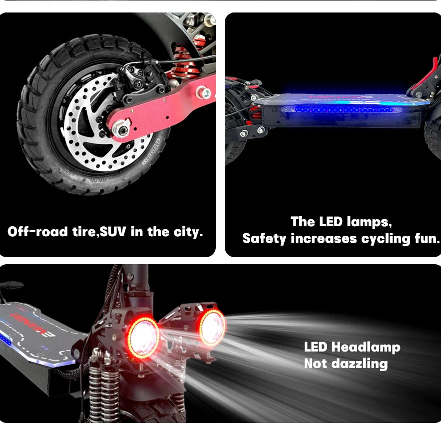 48V 2000W Off-Road Scooter