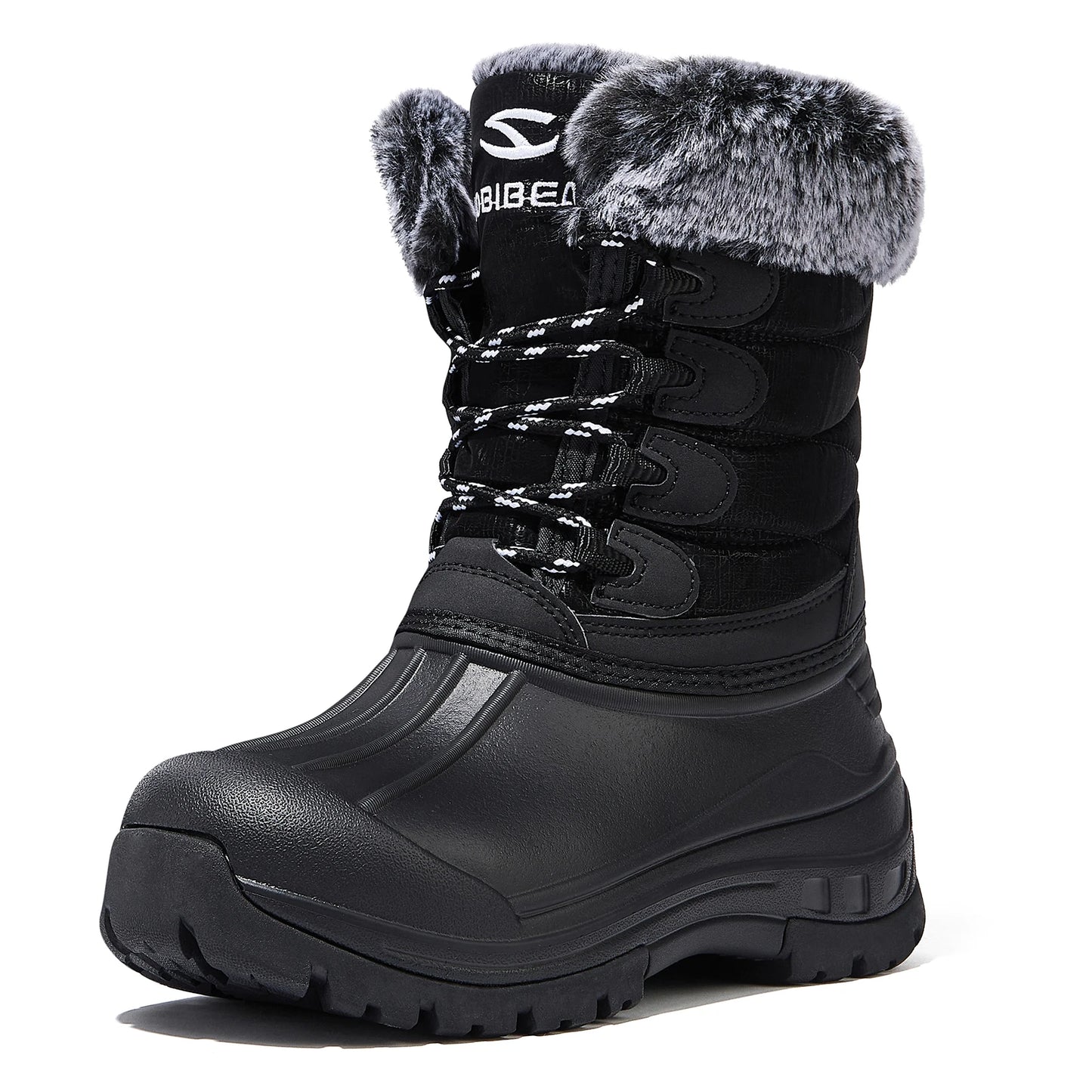 HOBIBEAR Women’s Snow Boots – Faux Fur & Waterproof