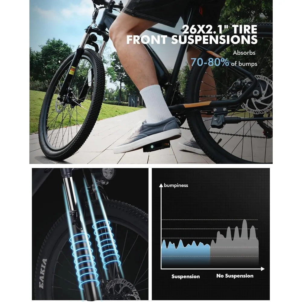 21-Speed Lightweight Mountain Ebike