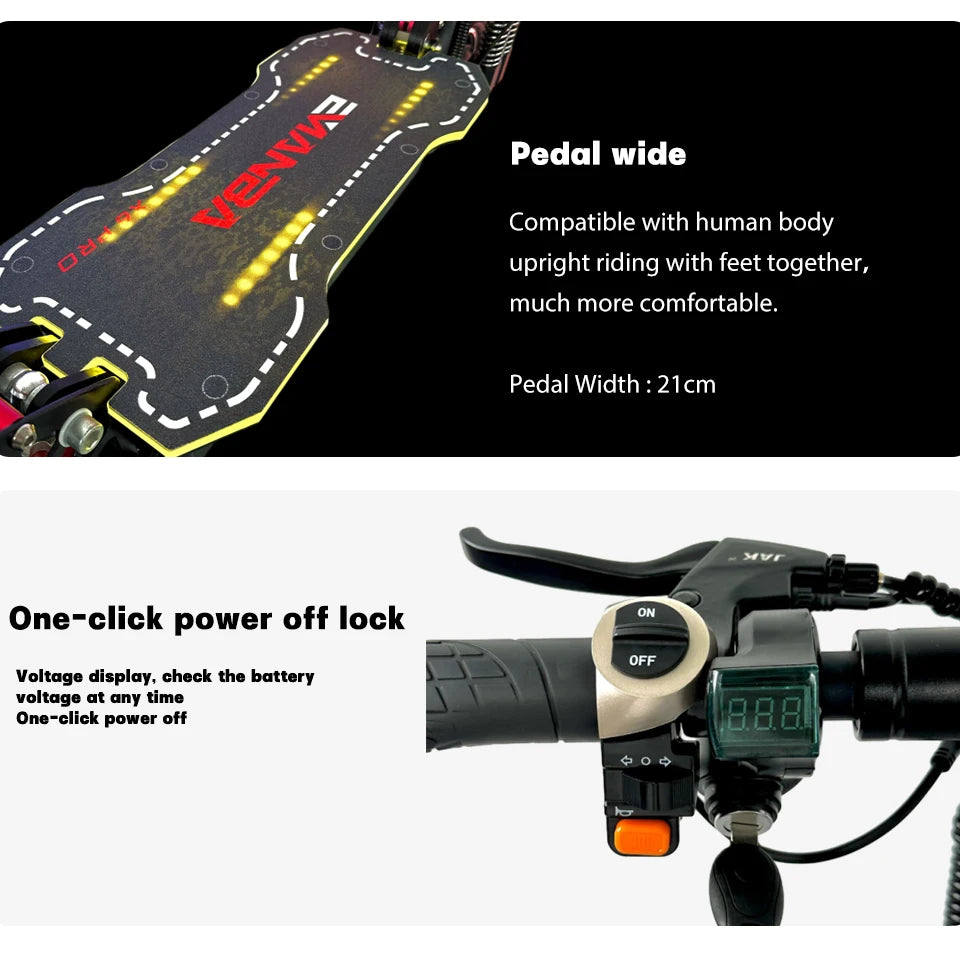 48V 2000W Off-Road Scooter