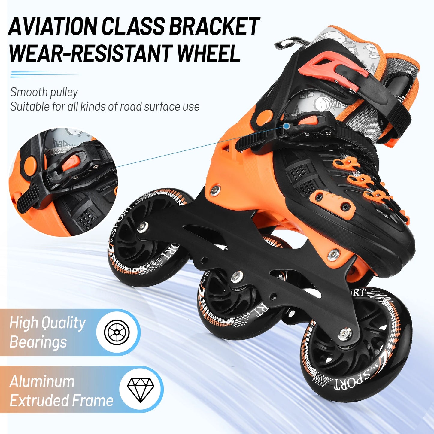Professional Inline Men's and Women's Roller Skates