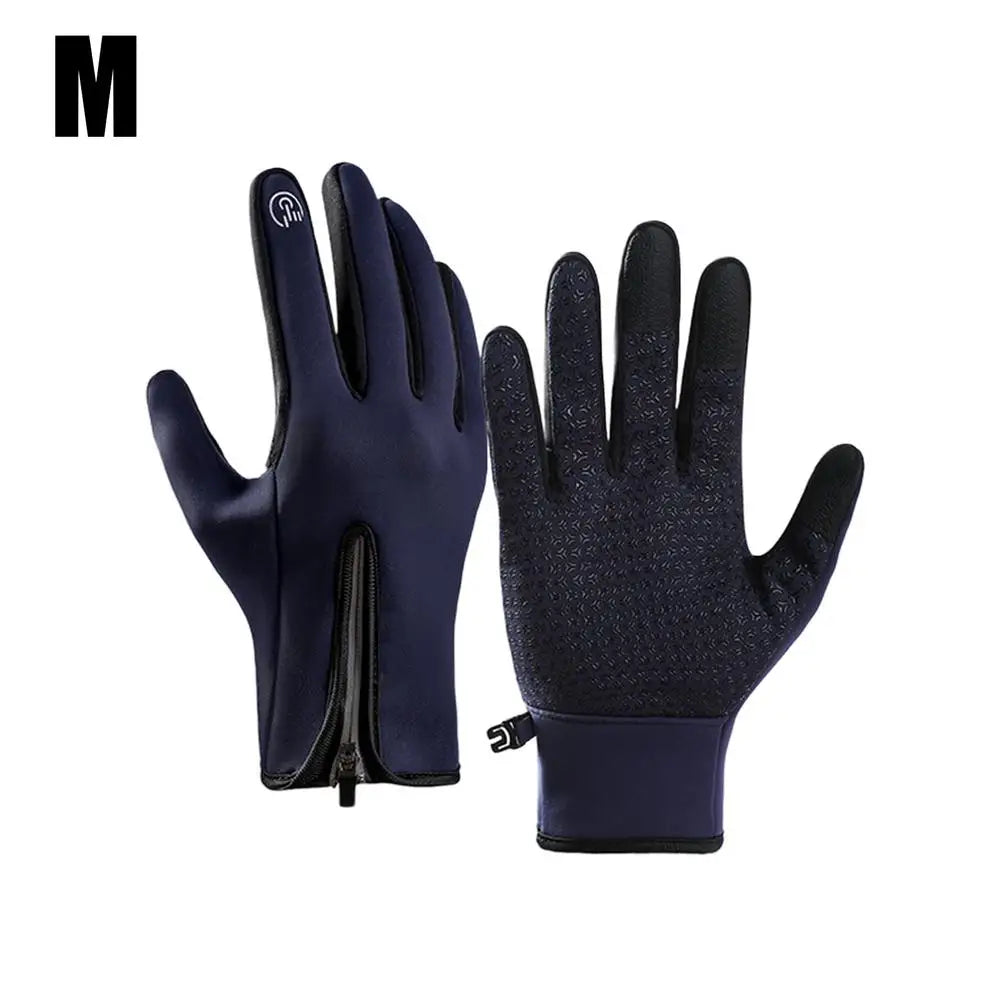 Touchscreen Winter Gloves – Zippered for Men & Women