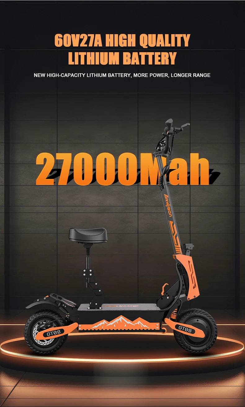 Arwibon 5600W Dual Motor Scooter