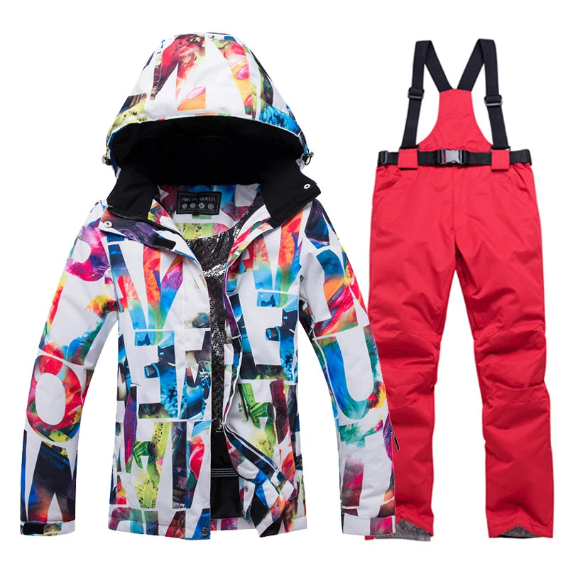 Women's Snowboard Suit – Windproof & Warm