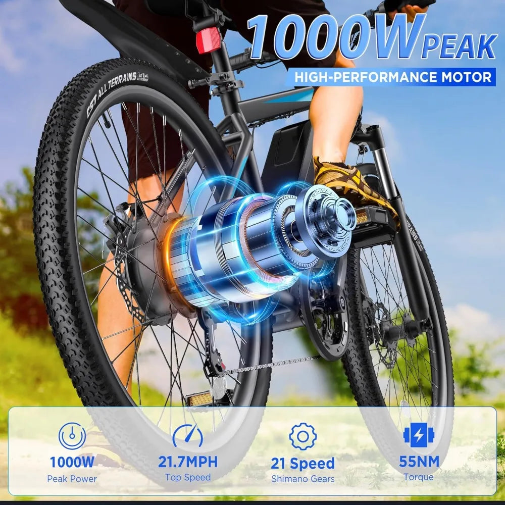 26" 1000W Peak Motor