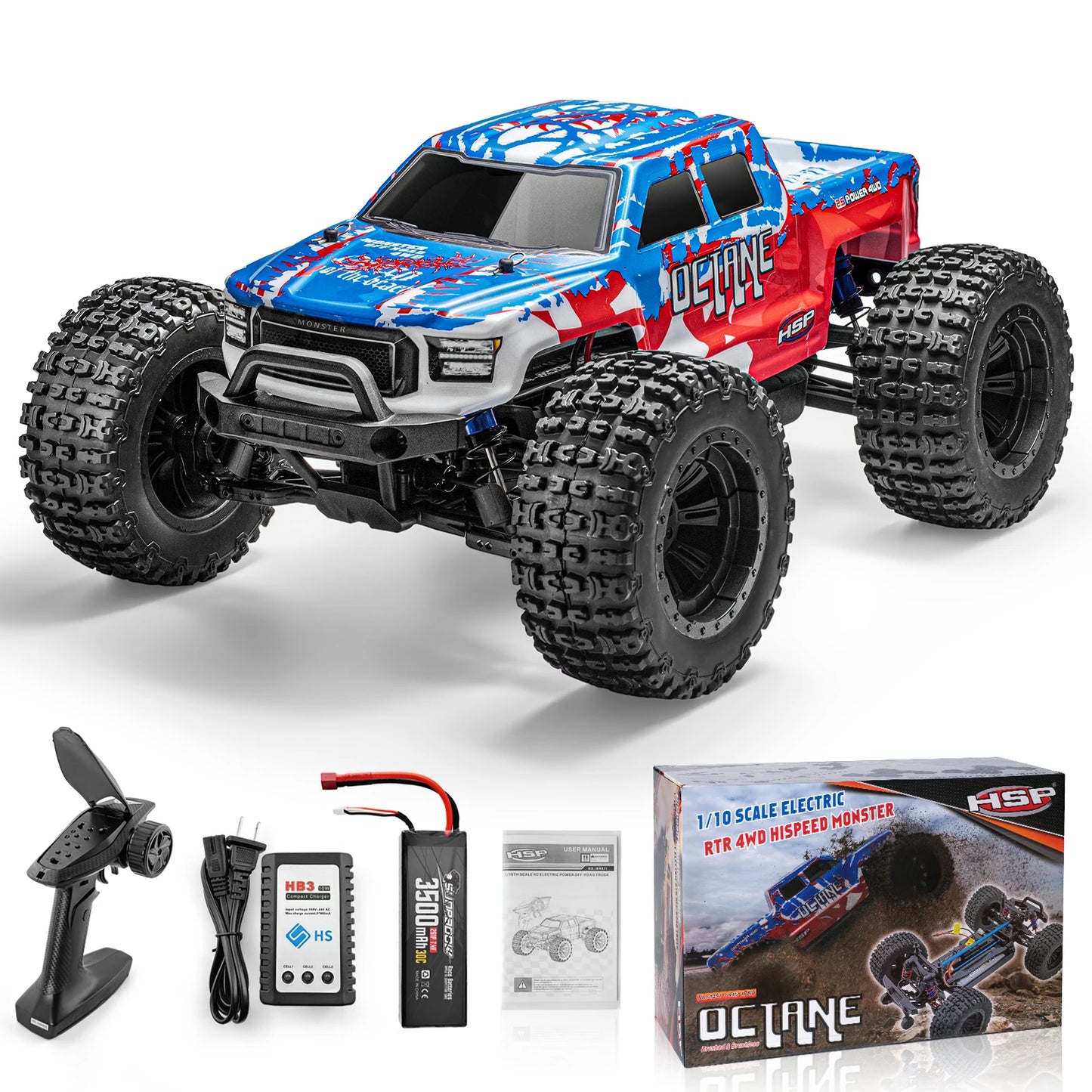 4WD Monster Truck with Electric Power
