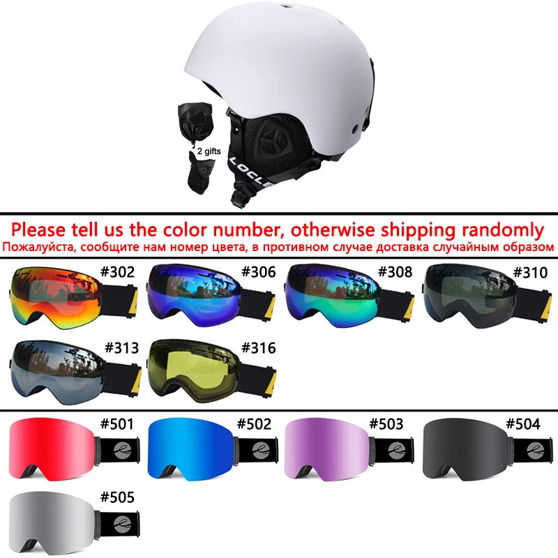 LOCLE All-Ages Ski Helmet