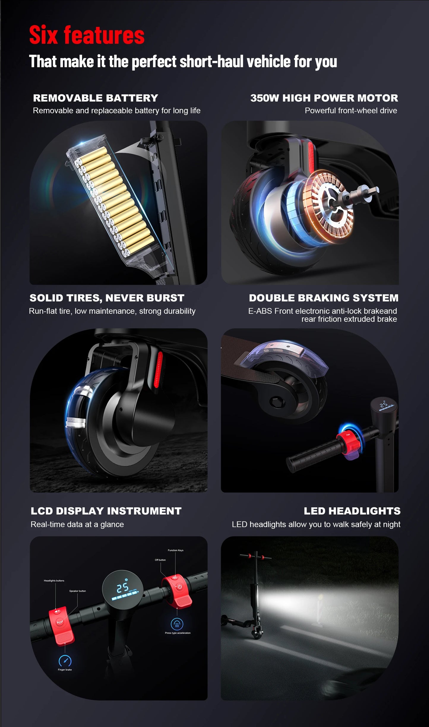 HX X6 Foldable Electric Scooter