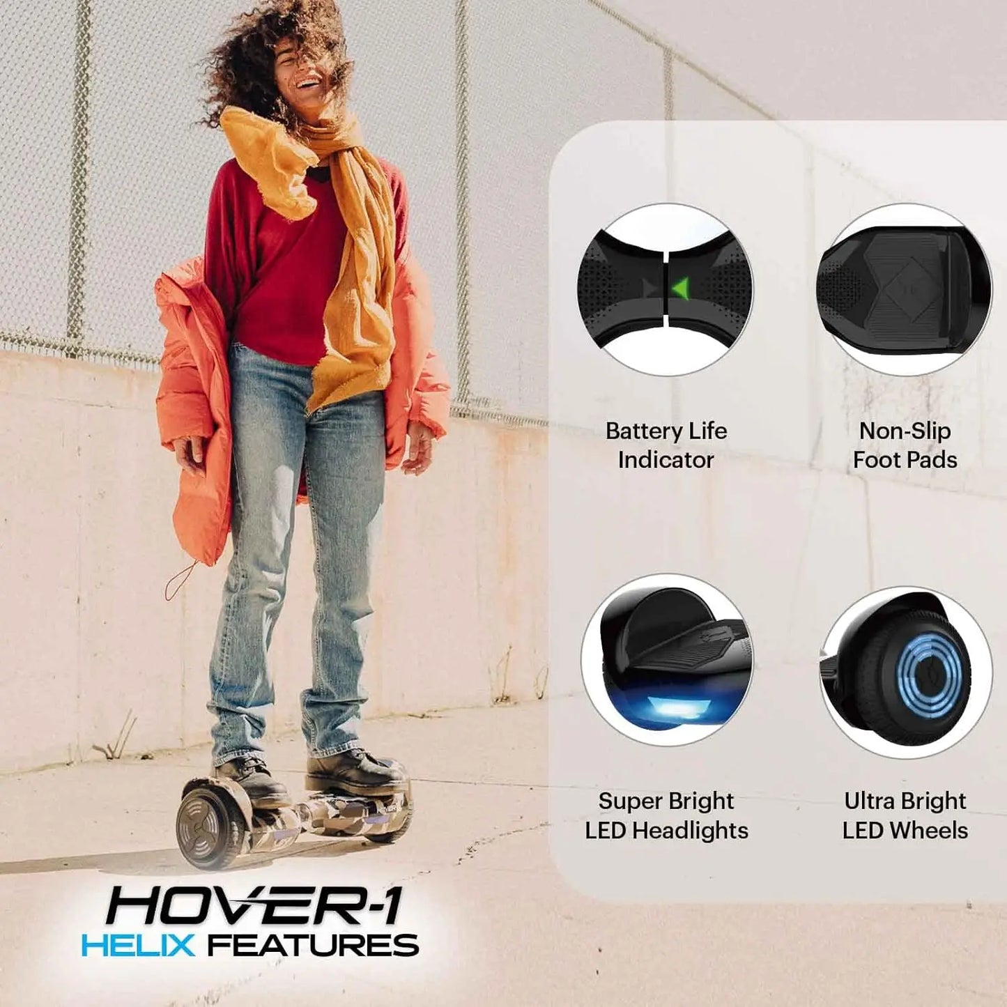 Hover-1 Helix Hoverboard - Camo