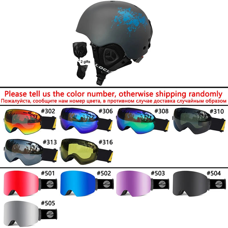 LOCLE All-Ages Ski Helmet