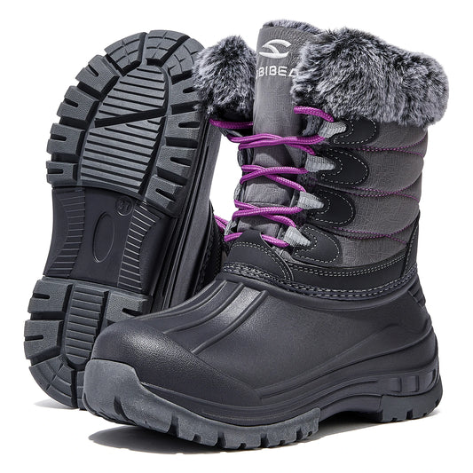 HOBIBEAR Women’s Snow Boots – Faux Fur & Waterproof