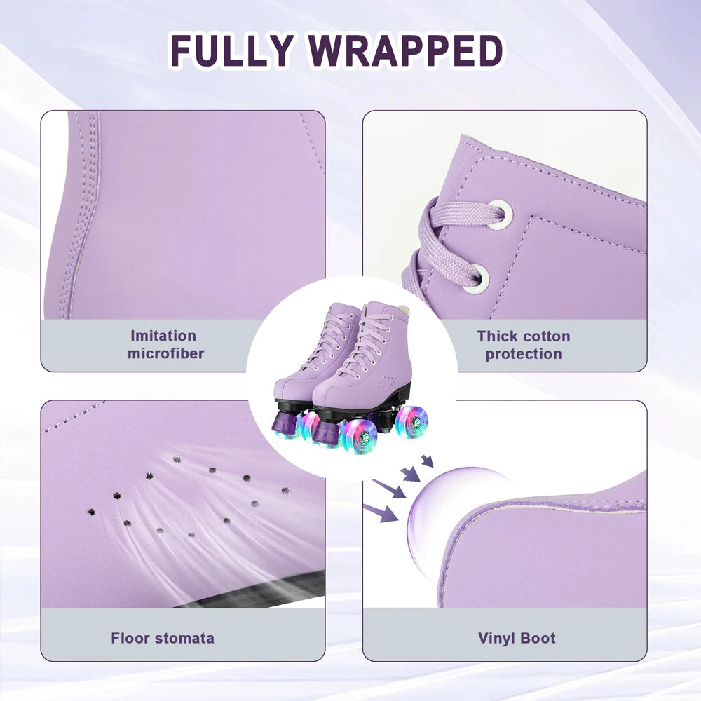 Quality Artificial Leather Roller Skates