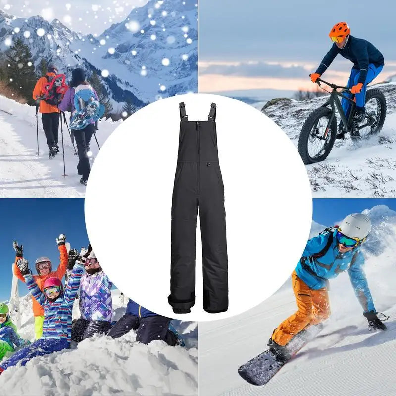 Men’s Winter Ski Bib Pants – Waterproof