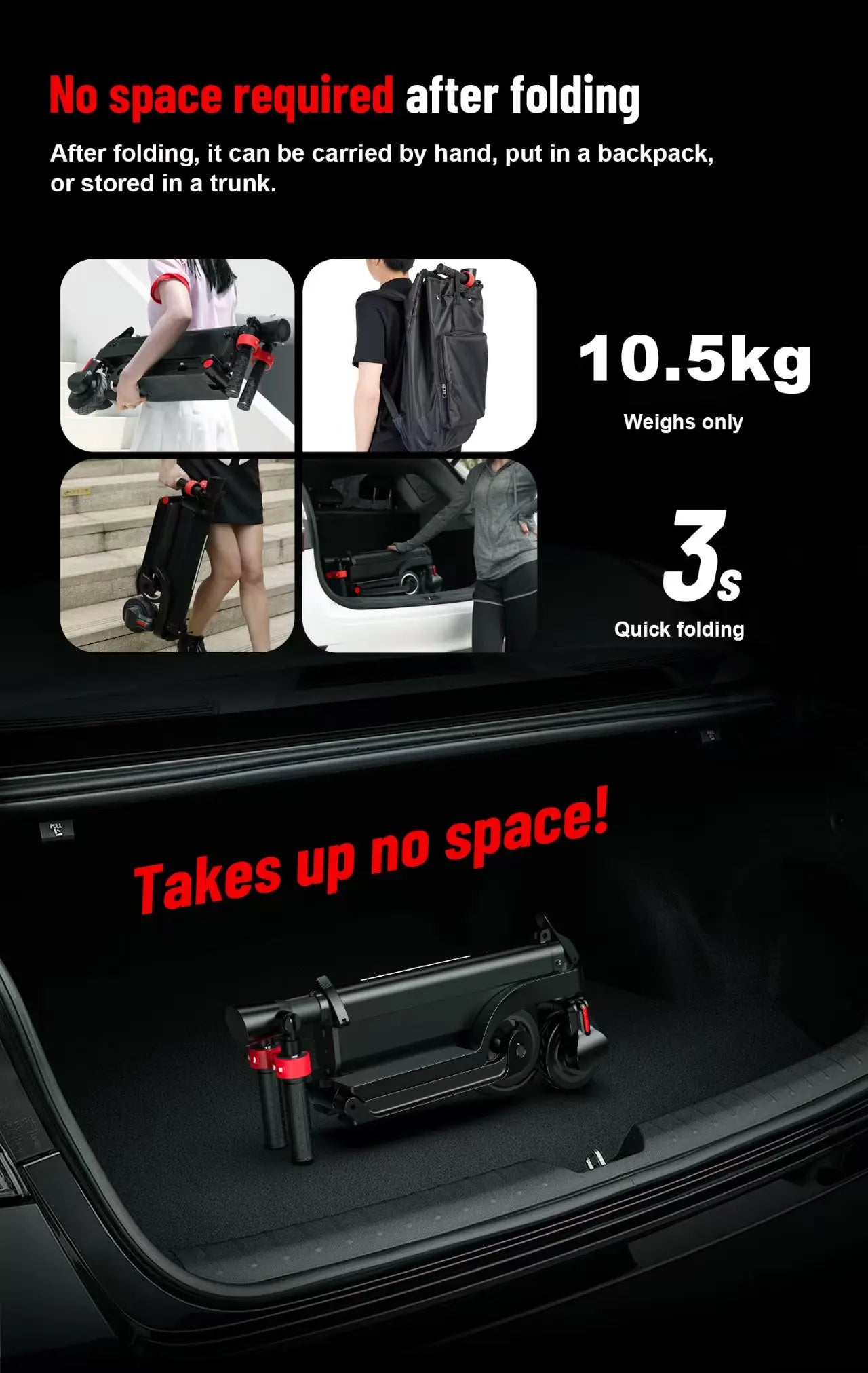 HX X6 Foldable Electric Scooter