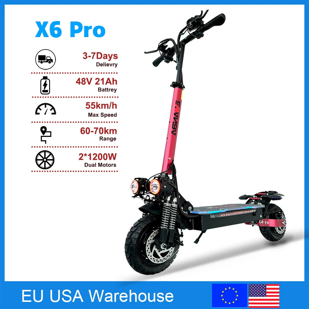 48V 2000W Off-Road Scooter