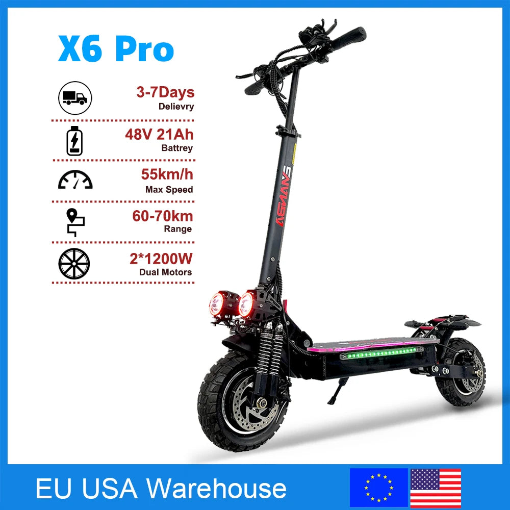 48V 2000W Off-Road Scooter