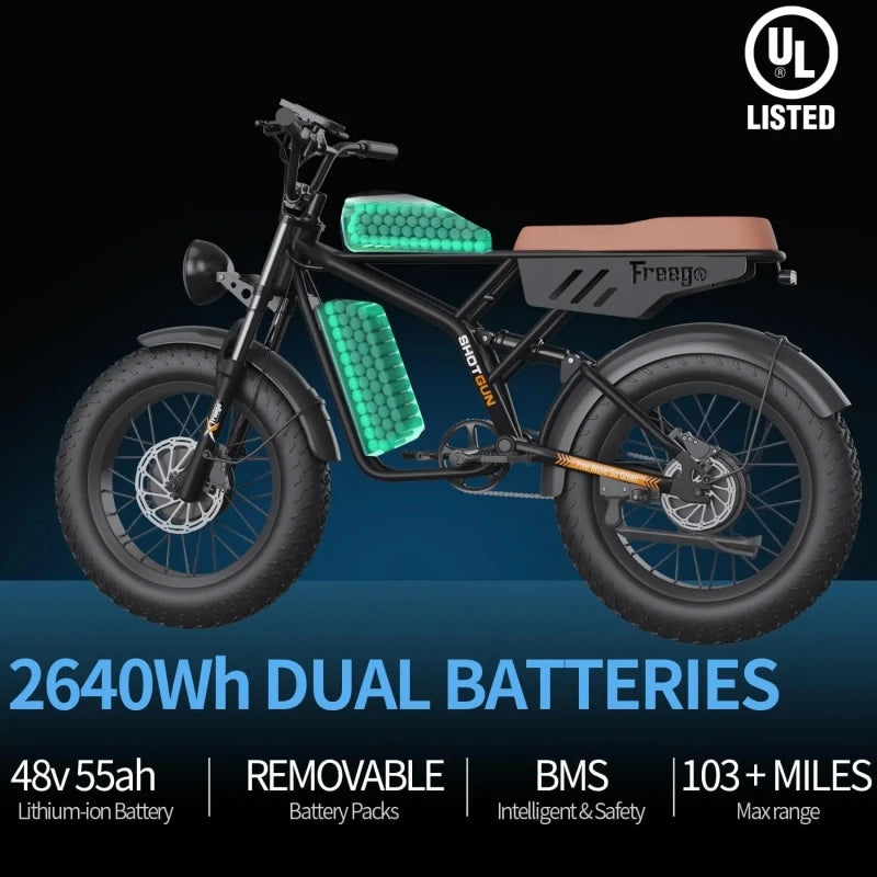 Freego F3 Pro Max Retro Electric Bike